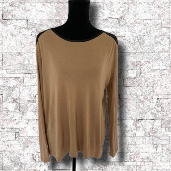 Chico’s Tan Top SZ 2 - Picture 2 of 7